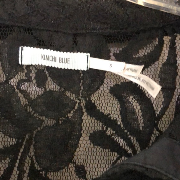 Black lace long sleeve top - Picture 2 of 2